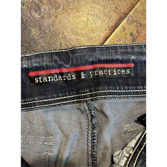 Standards & Practices 3 Button Close Boot Cut Size 27 Jeans - Picture 8 of 16